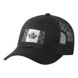 Bassdash Altimate Fishing Hat Mesh Back For Men Women - Bassdash#color_black-fish-maple-flag