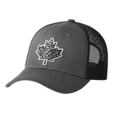 Bassdash Altimate Fishing Hat Mesh Back For Men Women - Bassdash#color_dark-grey-fish-maple