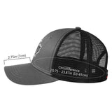 Bassdash Altimate Fishing Hat Mesh Back For Men Women - Bassdash#color_dark-grey-fish-maple