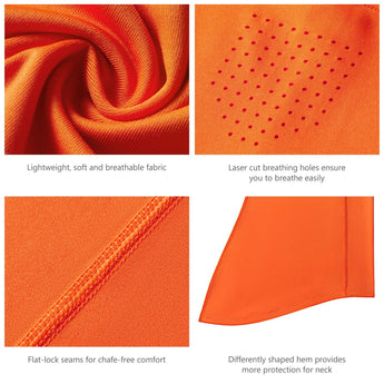 UPF 50+ Neck Gaiter with Breathable Holes - Bassdash