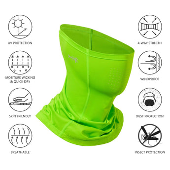 UPF 50+ Neck Gaiter with Breathable Holes - Bassdash