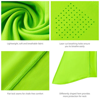 UPF 50+ Neck Gaiter with Breathable Holes - Bassdash