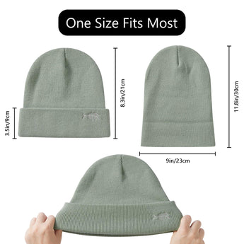 Unisex Winter Warm Knit Beanie Hats - Bassdash