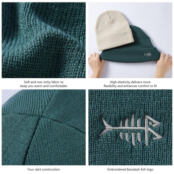 Unisex Winter Warm Knit Beanie Hats - Bassdash