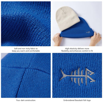 Unisex Winter Warm Knit Beanie Hats - Bassdash