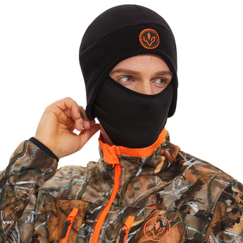 2-in-1 Warm Fleece Hat - Bassdash#color_black