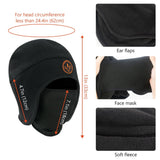 2-in-1 Warm Fleece Hat - Bassdash#color_black