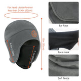 2-in-1 Warm Fleece Hat - Bassdash#color_grey