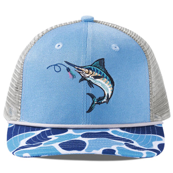 Unisex Embroidered Rope Trucker Hat - Bassdash