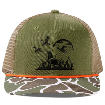 Unisex Embroidered Rope Trucker Hat - Bassdash