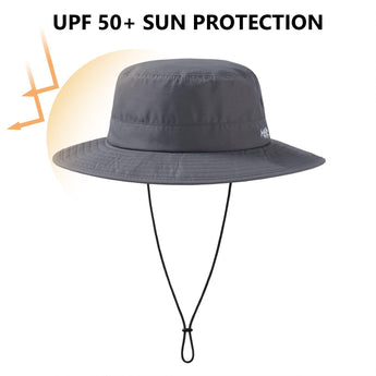 UPF 50+ Bucket Hat with Laser Perforated Mesh - Bassdash