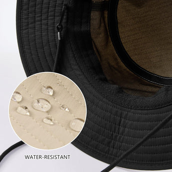 UPF 50+ Bucket Hat with Laser Perforated Mesh - Bassdash