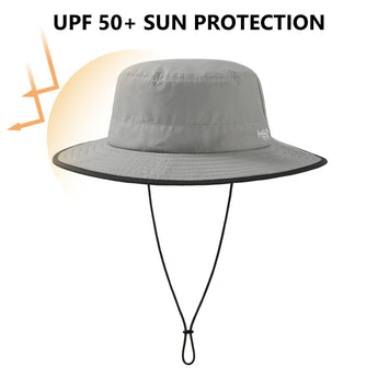 UPF 50+ Bucket Hat with Laser Perforated Mesh - Bassdash