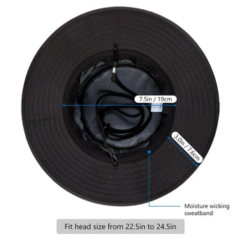 UPF 50+ Bucket Hat with Laser Perforated Mesh - Bassdash