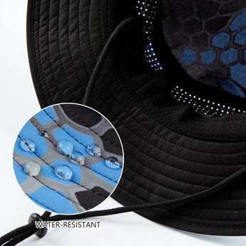 UPF 50+ Bucket Hat with Laser Perforated Mesh - Bassdash