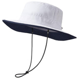UPF 50+ Bucket Hat with Laser Perforated Mesh - Bassdash