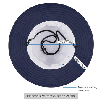 UPF 50+ Bucket Hat with Laser Perforated Mesh - Bassdash