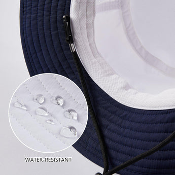 UPF 50+ Bucket Hat with Laser Perforated Mesh - Bassdash