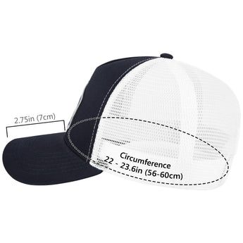 Unisex Embroidered Patch Trucker Hat - Bassdash