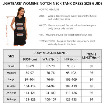 Women's UPF 50+ Notch Neck Tank Dress LB15W - Bassdash