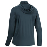 Men’s UPF 50+ Long Sleeve Fishing Hoodie with UV Neck Gaiter FS06M - Bassdash #color_slate-blue