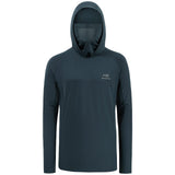 Men’s UPF 50+ Long Sleeve Fishing Hoodie with UV Neck Gaiter FS06M - Bassdash #color_slate-blue