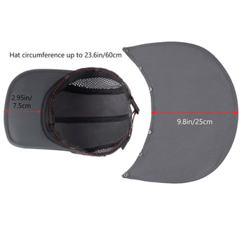 Bassdash Foldable UPF 50+ Fishing Hats with Removable Neck Flap FH12 - Bassdash