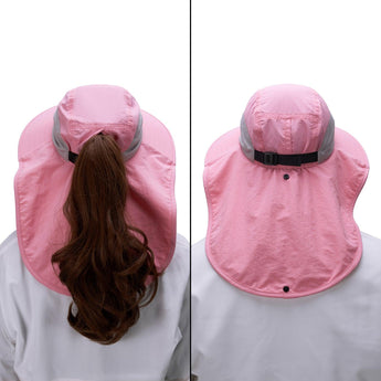 Unisex UPF 50+ Water Resistant Sun Hat with Neck Flap FH06 - Bassdash