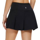 Women's UPF 50+ Tennis Skirts with Shorts LB09W - Bassdash
