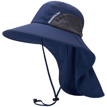Unisex UPF 50+ Water Resistant Sun Hat with Neck Flap FH06 - Bassdash