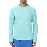 LIGHTBARE Men's UPF 50+ Raglan LS T-Shirt - Bassdash