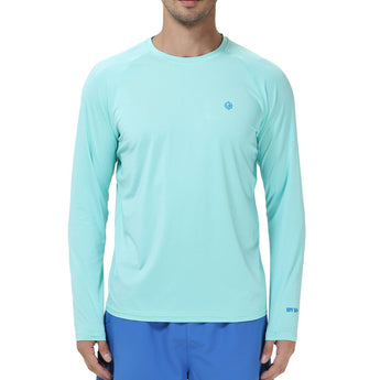 LIGHTBARE Men's UPF 50+ Raglan LS T-Shirt - Bassdash