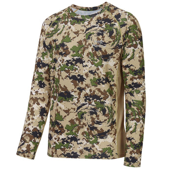 Men's UPF 50+ Camo Long Sleeve Hunting Shirt FS13M - Bassdash