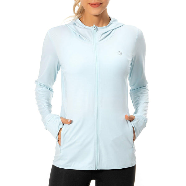Light zip up top jacket women's