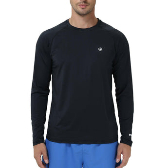 LIGHTBARE Men's UPF 50+ Raglan LS T-Shirt - Bassdash