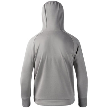 Youth Fishing Fleece Hoodie with Mask FS18Y - Bassdash#color_light-heather-grey