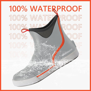 Men's 6 inch Waterproof Deck Boots - Bassdash