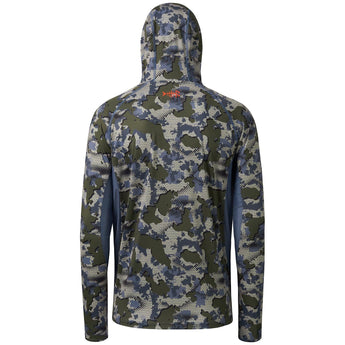 Men's UPF 50+ Long Sleeve Hunting Hoodie with Mask FS06M - Bassdash