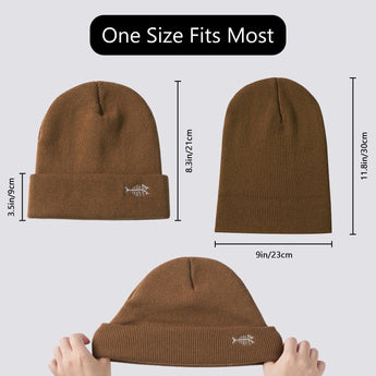 Unisex Winter Warm Knit Beanie Hats - Bassdash