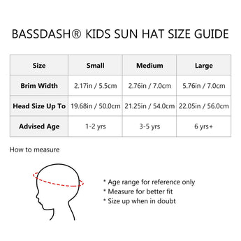 Youth UPF 50+ Sun Hat with Wide Brim Neck Flap Mesh Vent - Bassdash
