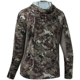 Men's UPF 50+ Long Sleeve Hunting Hoodie with Mask FS06M - Bassdash