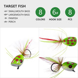 Popper Flies for Fly Fishing Bass Topwater Fishing Lures - Bassdash