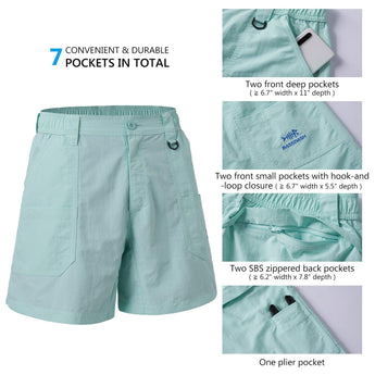 Men's 6in Quick Dry Water Resistant UPF 50+ Shorts FP03M - Bassdash