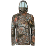 Men's UPF 50+ Long Sleeve Hunting Hoodie with Mask FS06M - Bassdash