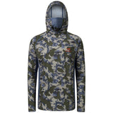 Men's UPF 50+ Long Sleeve Hunting Hoodie with Mask FS06M - Bassdash