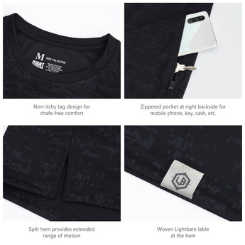 Lightbare Men's UPF 50+ Performance Casual Pocket T-Shirt - Bassdash