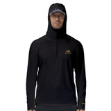 Men's UPF 50+ 1/4 Zipper Fishing hoodie Shirts FS24M - Bassdash