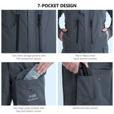 Men's Splice Insulated Waterproof Fishing Hunting Bibs - Bassdash #color_dark-grey-black