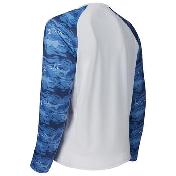 Men's UPF 50+ Camo Long Sleeve Fishing Shirt FS08M - Bassdash