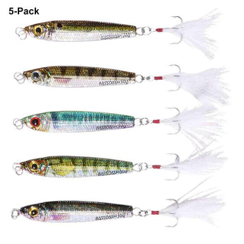 Gungnir Light Jigging Casting Lures with VMC Hooks - Bassdash